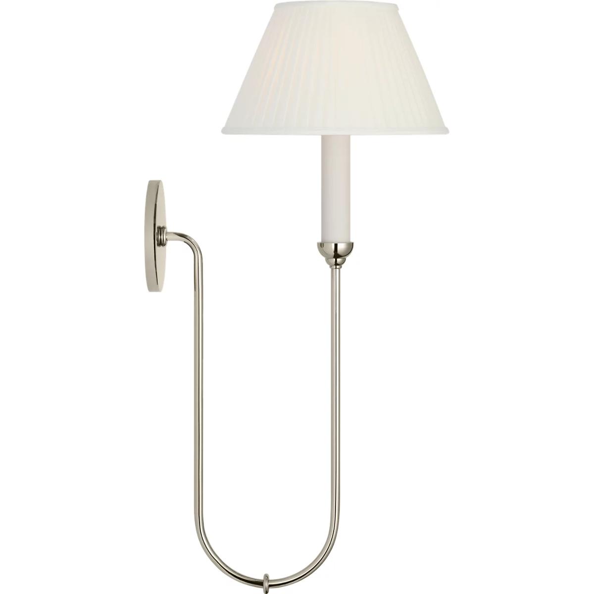 Visual Comfort Signature Collection AL2082PN-SP Amber Lewis Ingela LED 9 inch Polished Nickel Single Sconce Wall Light