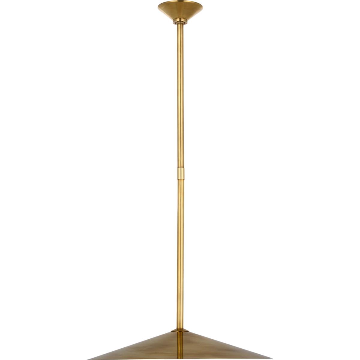 Visual Comfort Signature Collection AL5031HAB-HAB Amber Lewis Ponce LED 18 inch Hand-Rubbed Antique Brass Pendant Ceiling Light