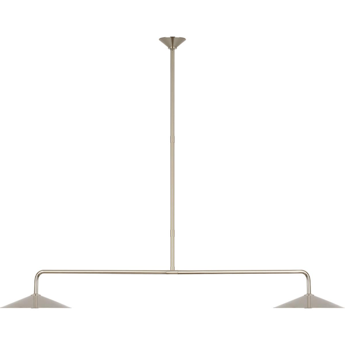 Visual Comfort Signature Collection AL5035PN-PN Amber Lewis Ponce LED 62 inch Polished Nickel Linear Pendant Ceiling Light