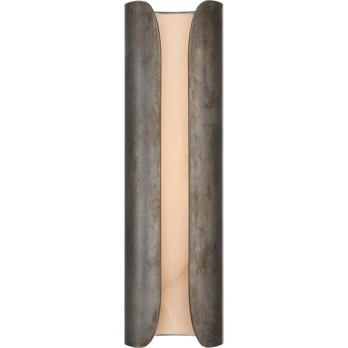 Visual Comfort Signature Collection AMB2001MTP-ALB Anne-Marie Barton Armise LED 5.25 inch Mottled Pewter Sconce Wall Light