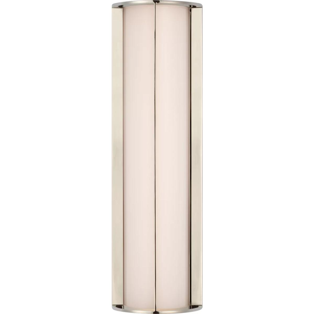 Visual Comfort Signature Collection BBL2191PN-WG Barbara Barry Phinn LED 5.5 inch Polished Nickel Linear Bath Sconce Wall Light