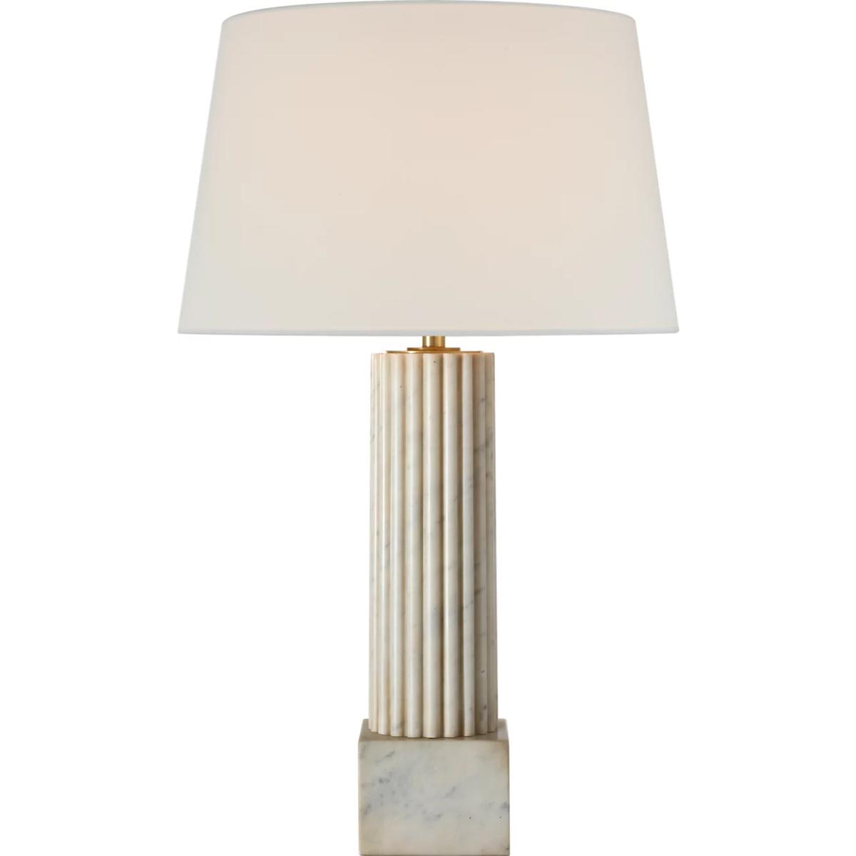 Lighting New York CHA8680VTC-L Visual Comfort Signature Collection Chapman & Myers Reeve 29.25 inch 15 watt Vintage Carrara Table Lamp Portable Light 