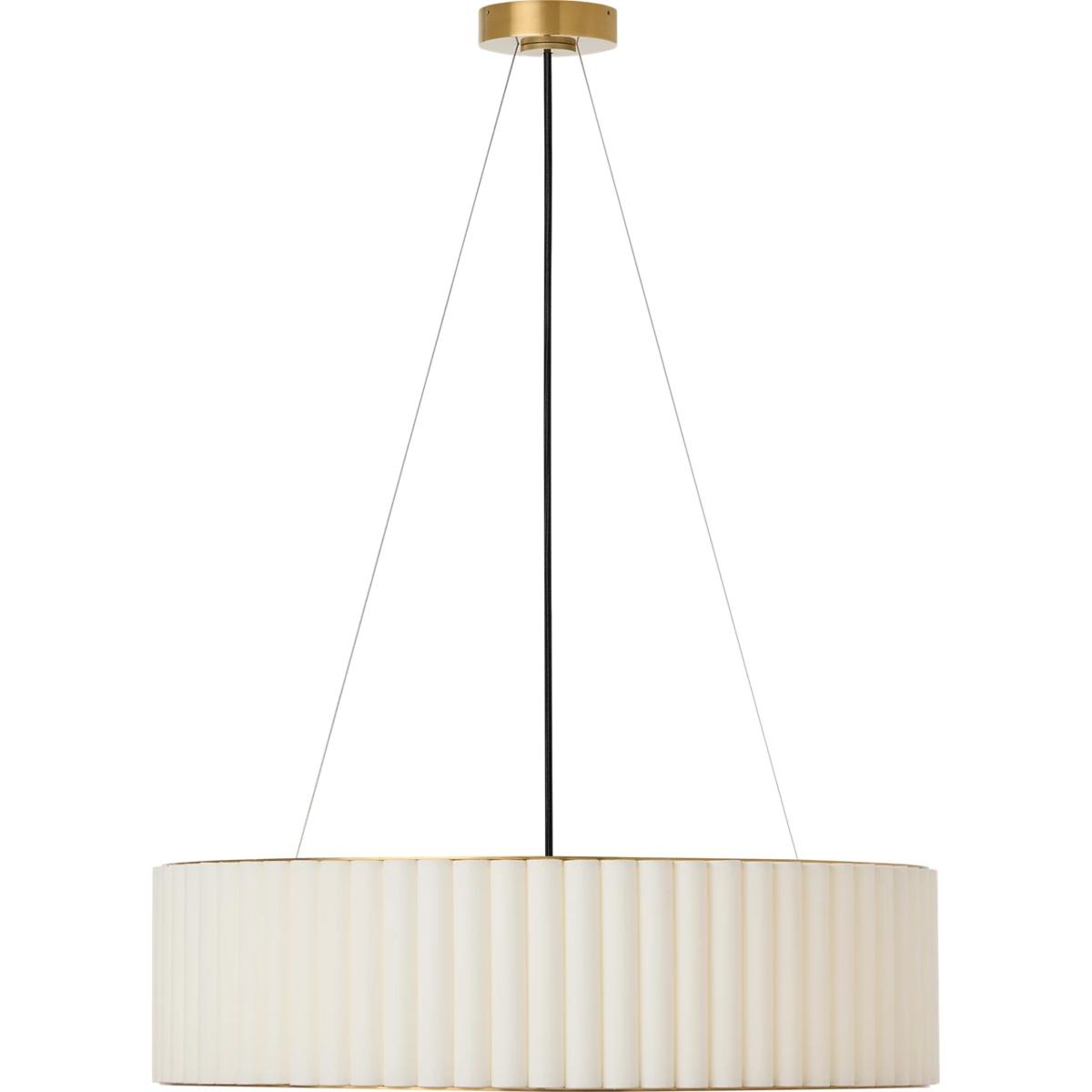 Visual Comfort Signature Collection S5440HAB-L Ian K. Fowler Palati 4 Light 28 inch Hand-Rubbed Antique Brass Hanging Shade Ceiling Light, Large