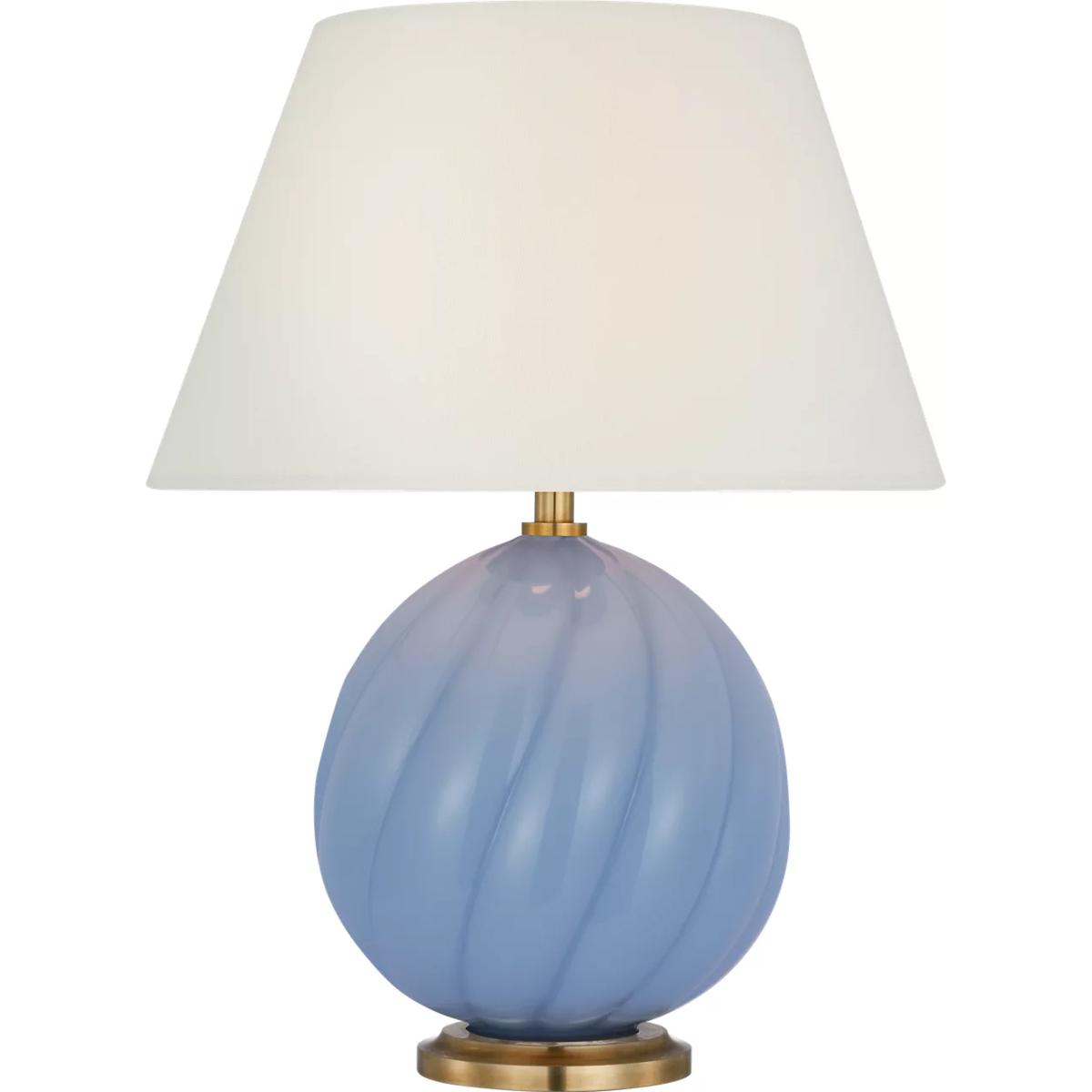 Visual Comfort Signature Collection JN3109BLU-L-CL Julie Neill Talia 13 inch 2 watt Blue Cordless Accent Lamp Portable Light