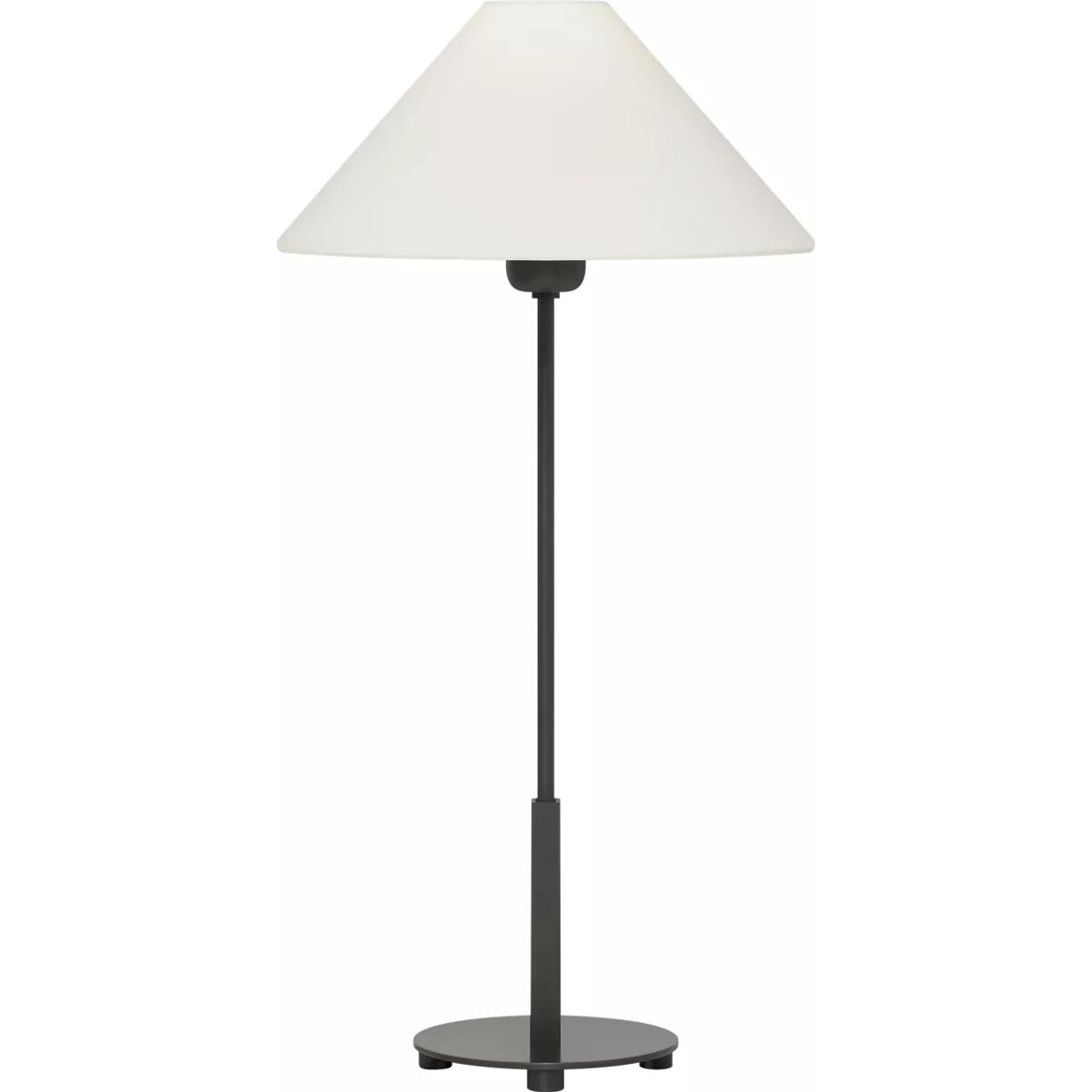 Visual Comfort Signature Collection SP3022BZ-L J. Randall Powers Hackney 23 inch 40 watt Bronze Table Lamp Portable Light in Linen