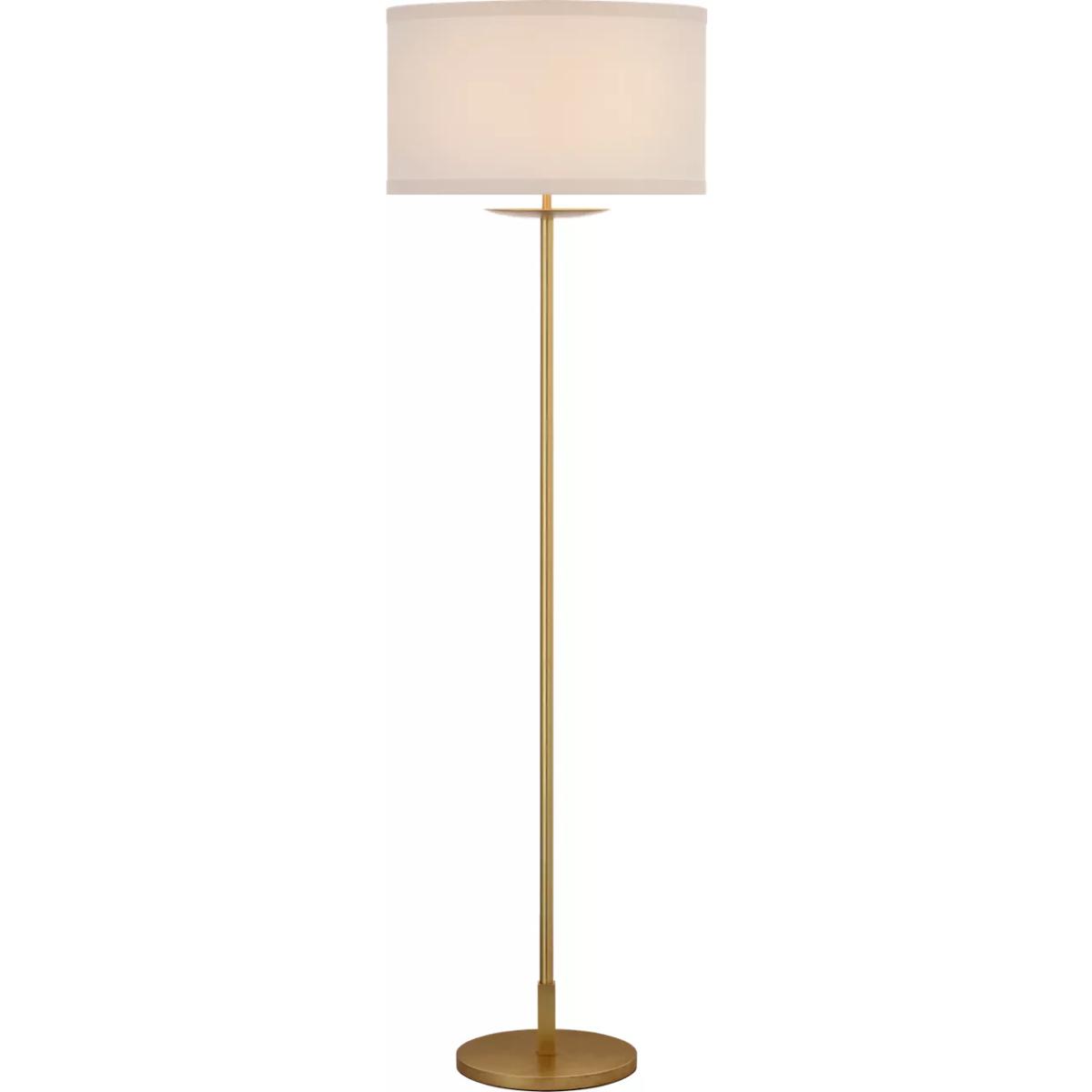 Visual Comfort Signature Collection KS1069G-L-CL kate spade new york Walker 58 inch 4.6 watt Gild Cordless Floor Lamp Portable Light in Linen