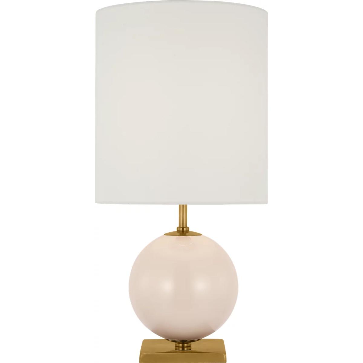 Visual Comfort Signature Collection KS3013BLS-L kate spade new york Elsie 20.5 inch 15 watt Blush Table Lamp Portable Light, Small