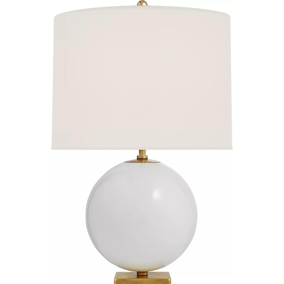 Lighting New York R-KS3014CRE-L Visual Comfort Kate Spade New York Elsie 26 inch 100 watt Cream Table Lamp Portable Light KS3014CRE-L - Open Box