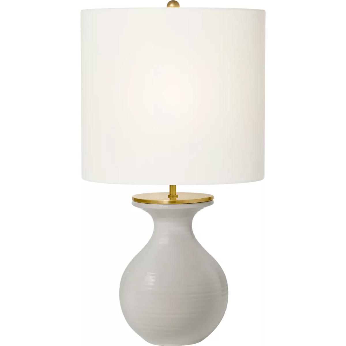 Visual Comfort Signature Collection KS3616DVG-L kate spade new york Albie 25.25 inch 60 watt Dove Grey Desk Lamp Portable Light, Small
