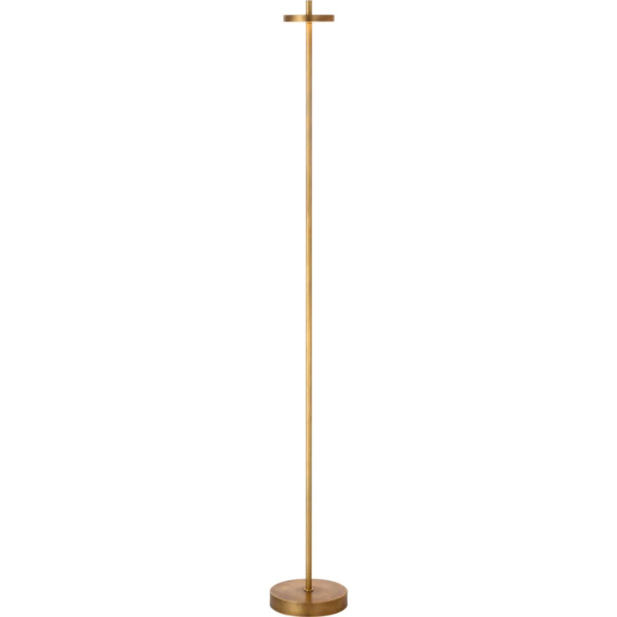Visual Comfort Signature Collection KW1750MBR Kelly Wearstler Sene 50 inch 1.5 watt Museum Brass Rechargeable Floor Lamp Portable Light