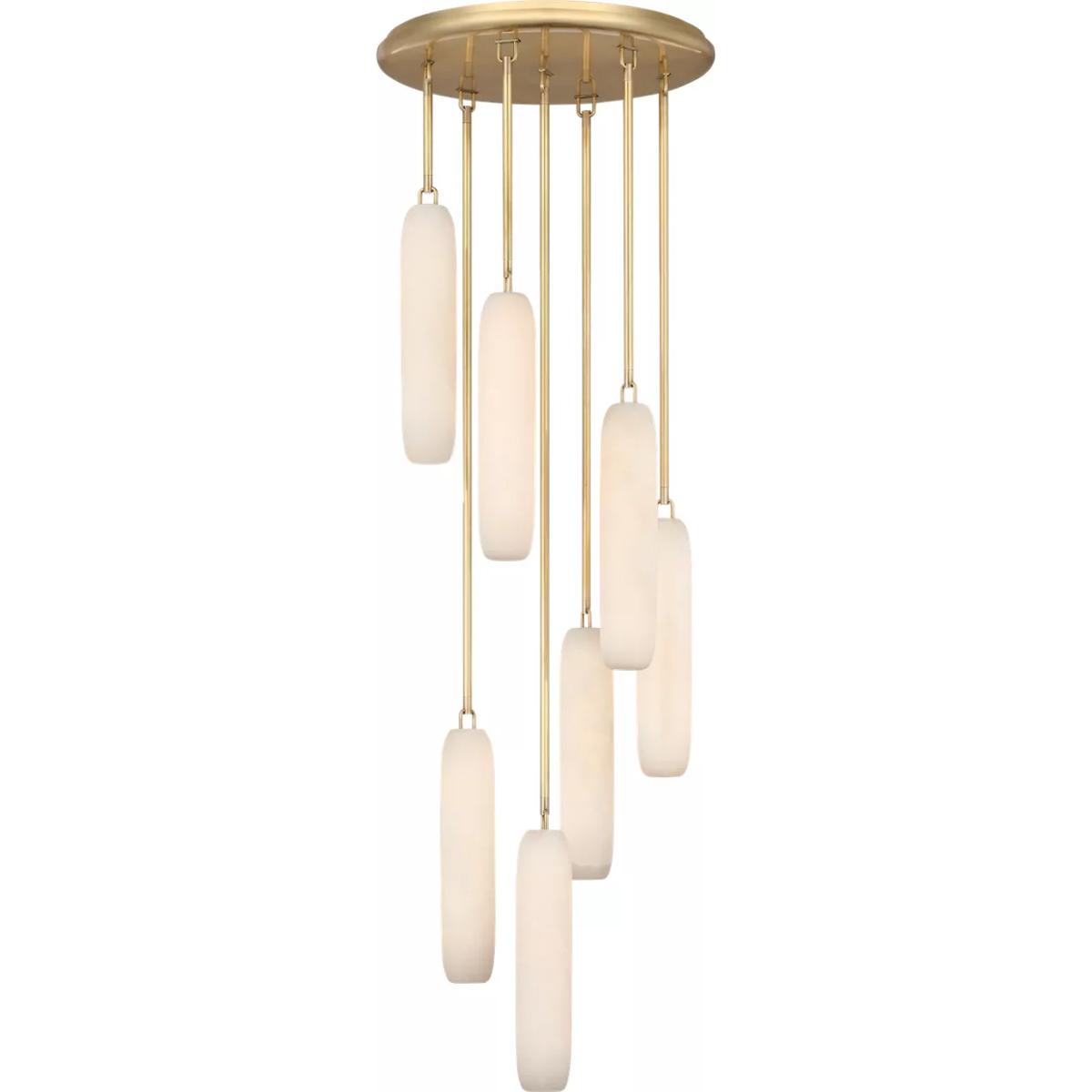 Visual Comfort Signature Collection KW5912AB-ALB Kelly Wearstler Formosa LED 15.5 inch Antique-Burnished Brass Pendant Ceiling Light