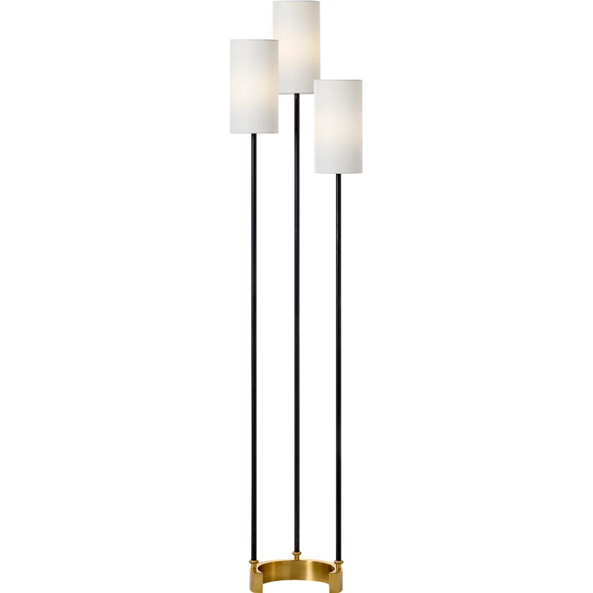 Visual Comfort Signature Collection SK1550BZ/HAB-L Suzanne Kasler Aimee 67.75 inch 60 watt Bronze and Hand-Rubbed Antique Brass Floor Lamp Portable Li