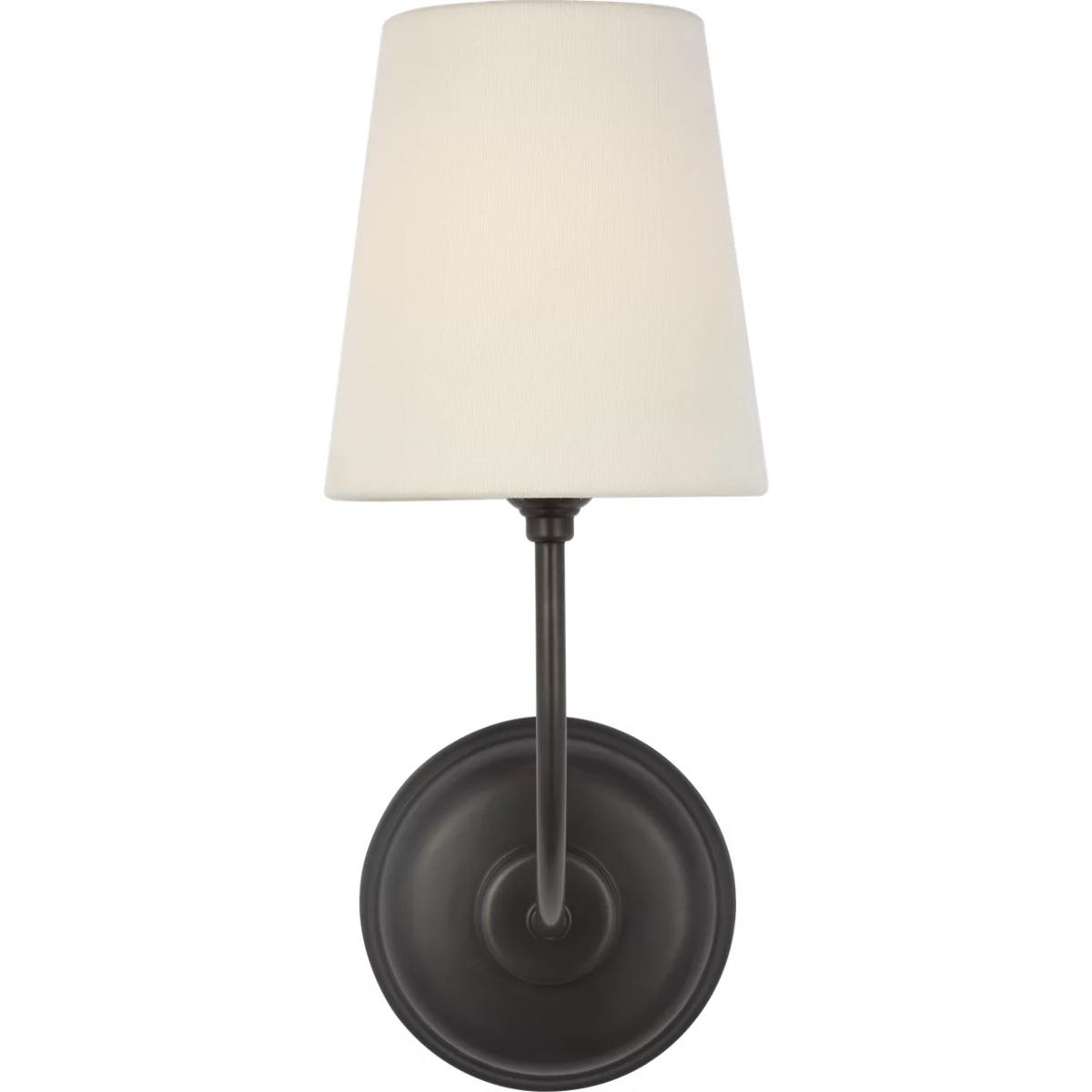 Visual Comfort Signature Collection TOB2077BZ-L-CL Thomas O'Brien Vendome LED 6.5 inch Bronze Cordless Single Sconce Wall Light