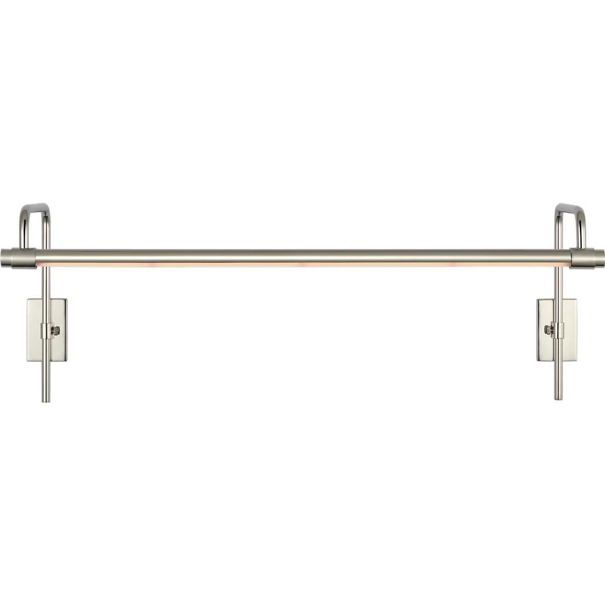 Visual Comfort Signature Collection TOB2612PN Thomas O'Brien Kidd 15 watt 24 inch Polished Nickel Frame Mount Picture Light Wall Light