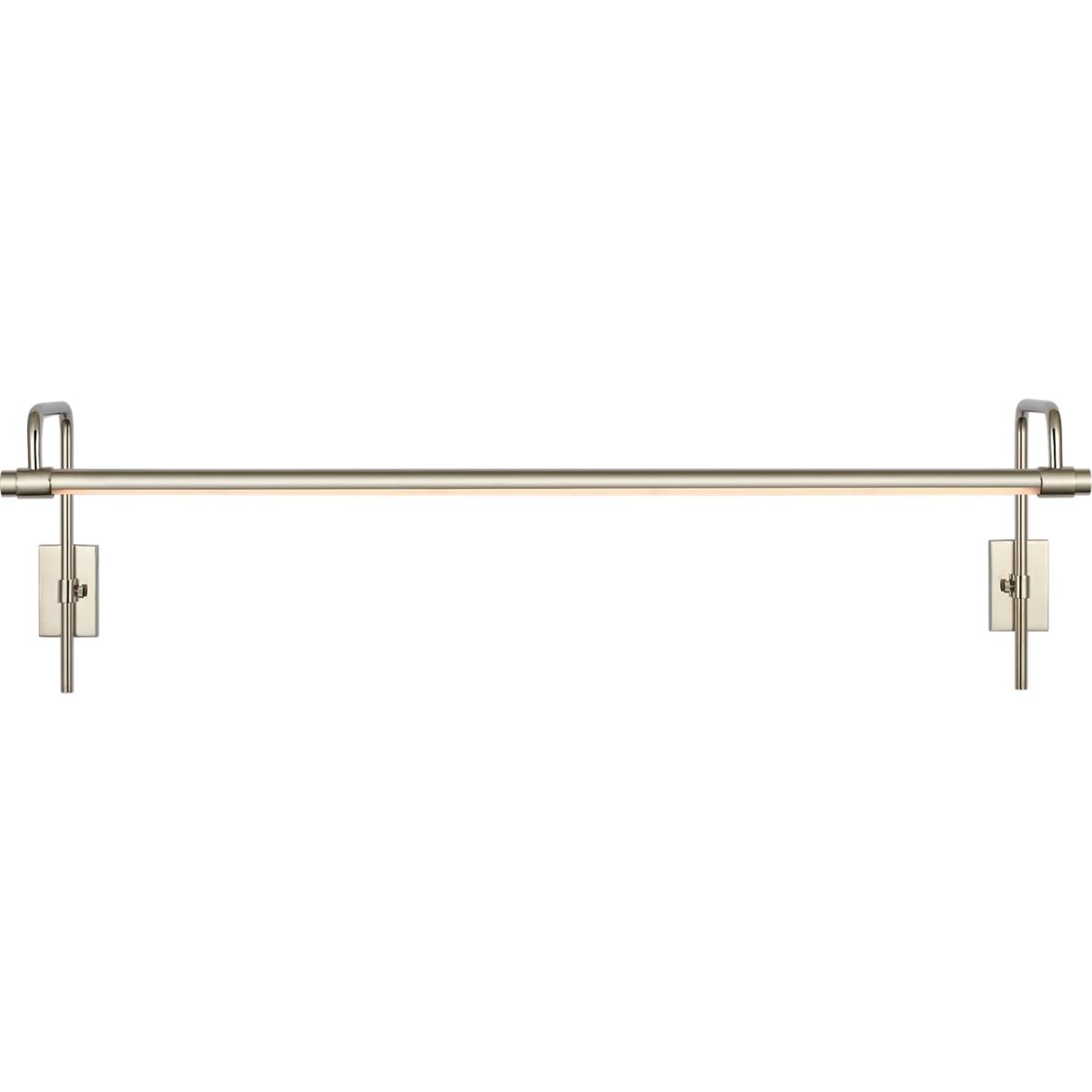 Visual Comfort Signature Collection TOB2613PN Thomas O'Brien Kidd 20 watt 30 inch Polished Nickel Frame Mount Picture Light Wall Light