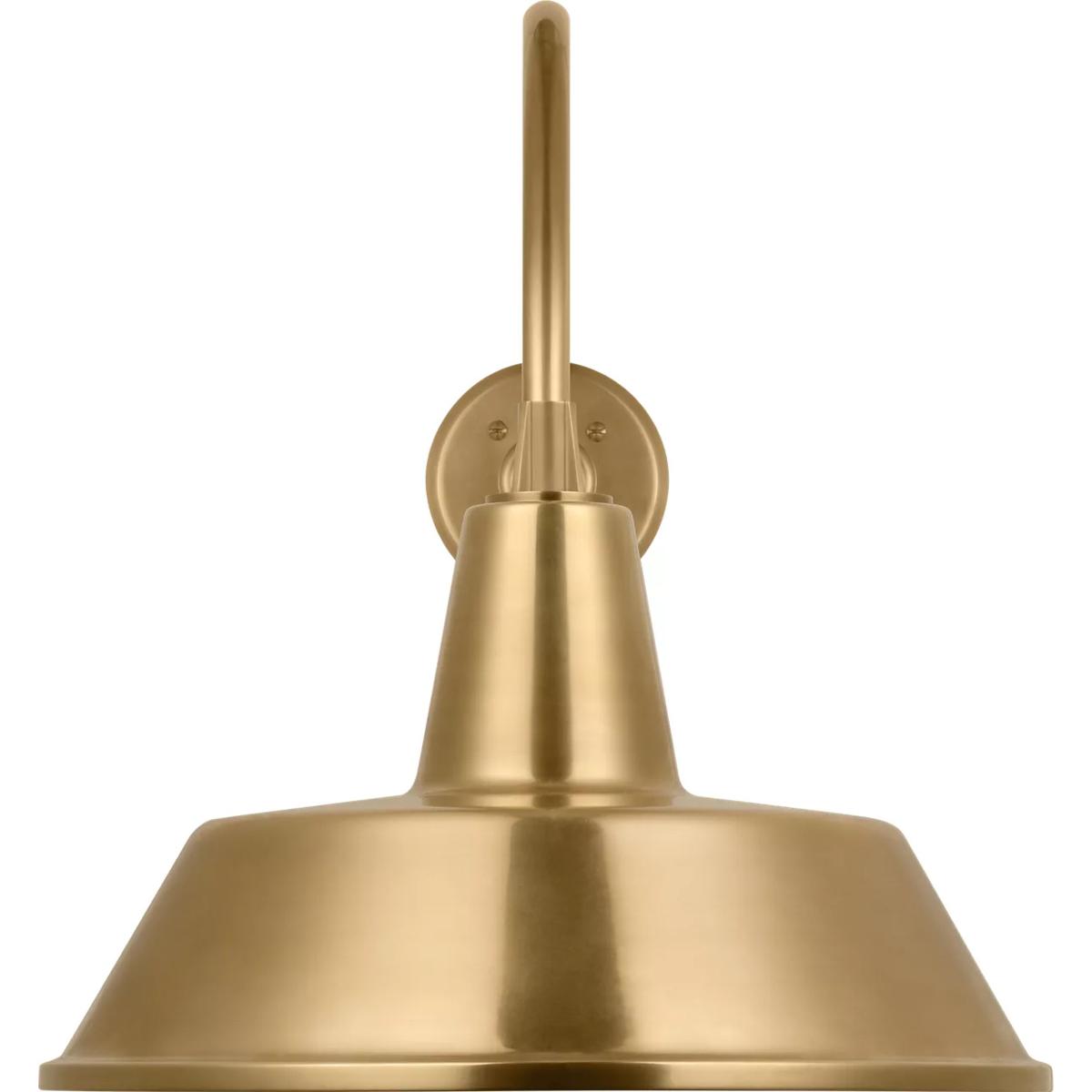 Visual Comfort Signature Collection TOB2802HAB/S2-HAB Thomas O'Brien Academy Barn Light LED 19 inch Hand-Rubbed Antique Brass Flynn Barn Light in 16"