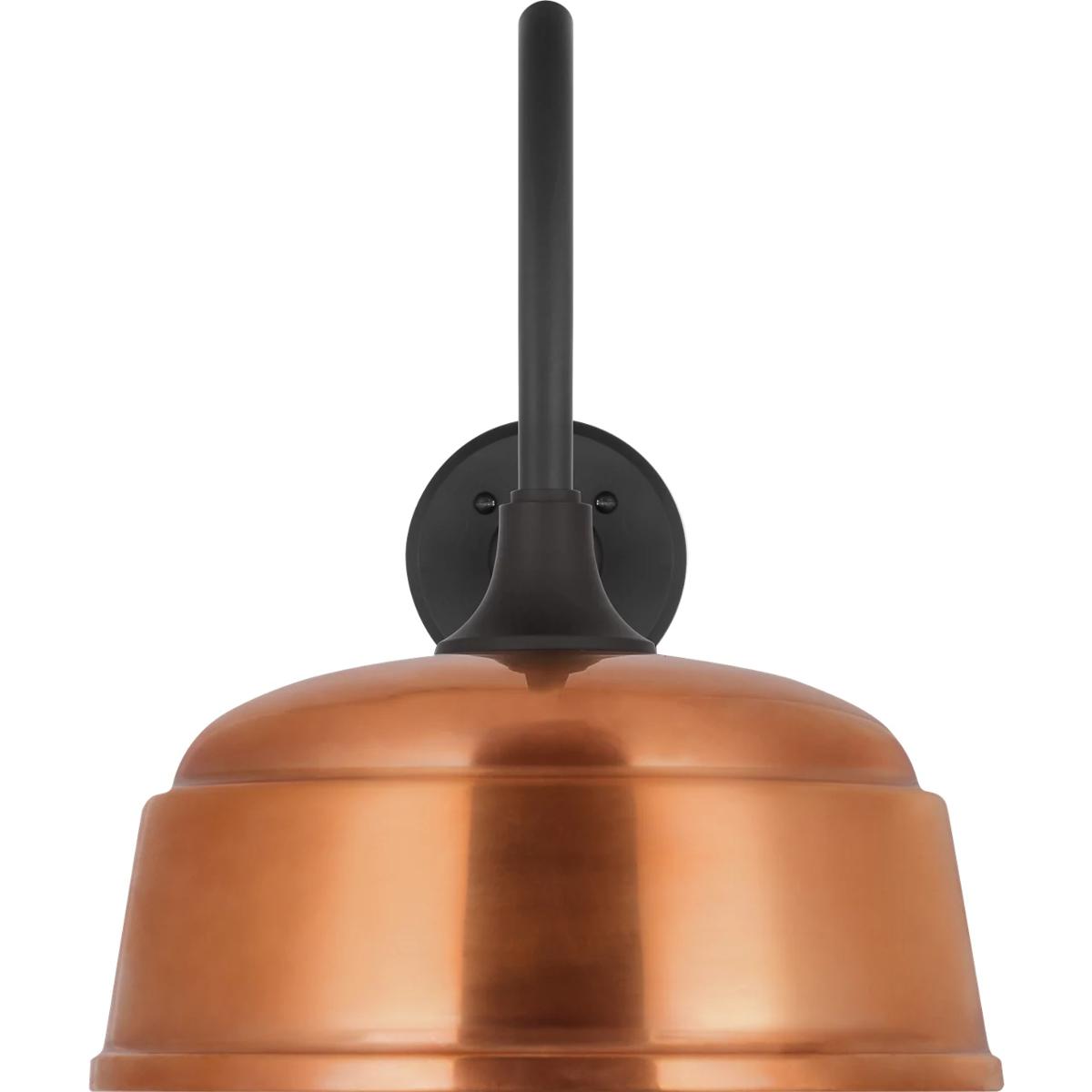 Visual Comfort Signature Collection TOB2802MBK/S6-SC Thomas O'Brien Academy Barn Light LED 16.5 inch Matte Black Flynn Barn Light in 12.5" Soft Copper