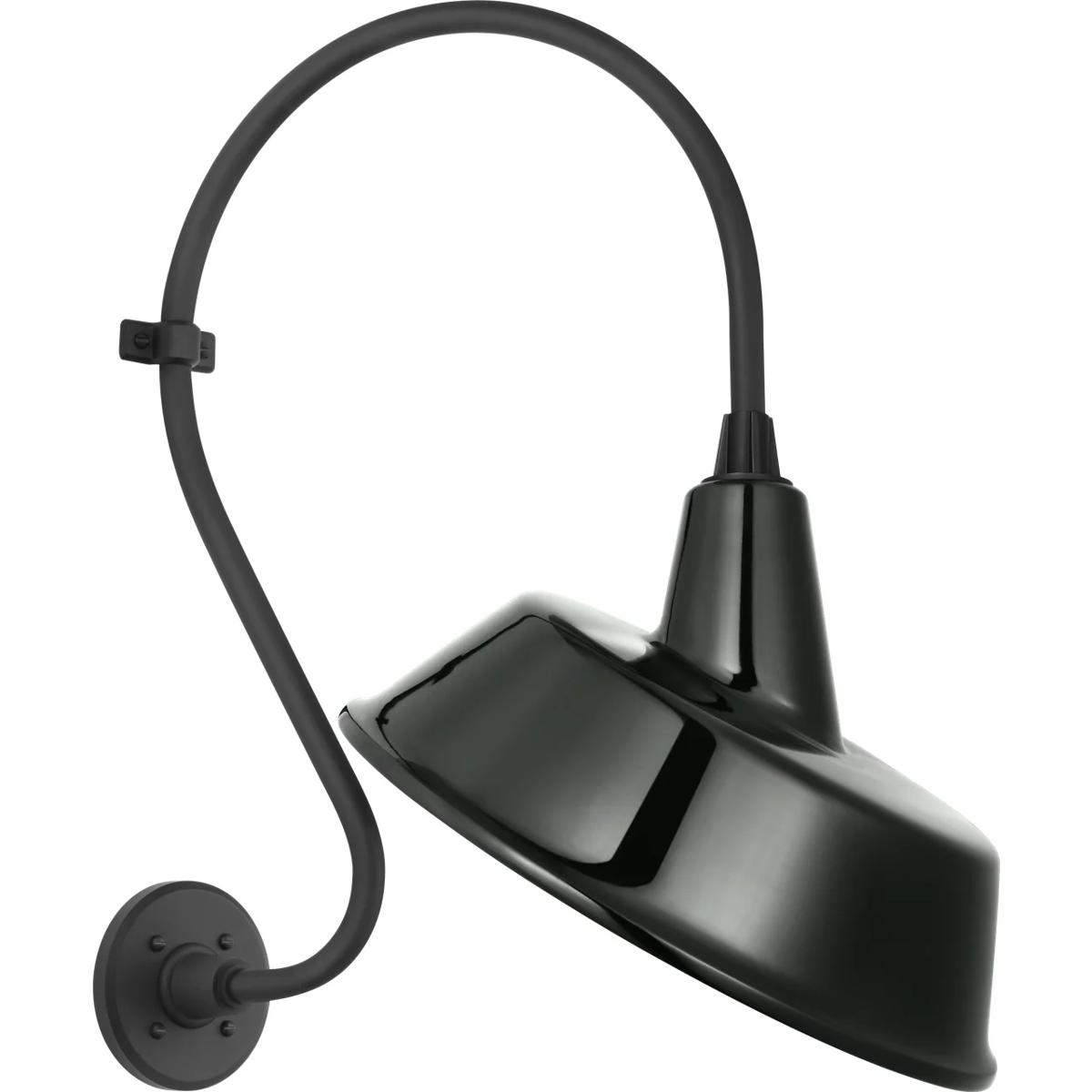 Visual Comfort Signature Collection Thomas O'Brien Academy Barn Light 24 Inch Outdoor Wall Light Academy Barn Light - TOB 2804MBK/S4-G - Modern Contemporary