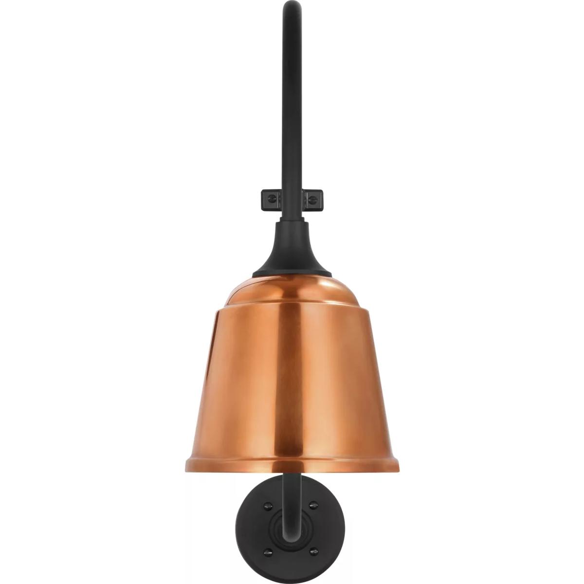 Visual Comfort Signature Collection TOB2805MBK/S5-SC Thomas O'Brien Academy Barn Light LED 27 inch Matte Black Larrabee Barn Light in 8" Soft Copper R
