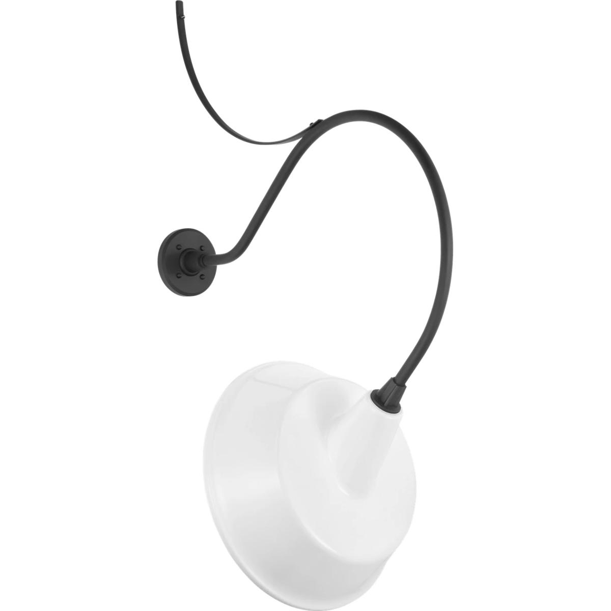 Visual Comfort Signature Collection Thomas O'Brien Academy Barn Light 40 Inch Outdoor Wall Light Academy Barn Light - TOB 2806MBK/S4-WHT - Modern Contemporary