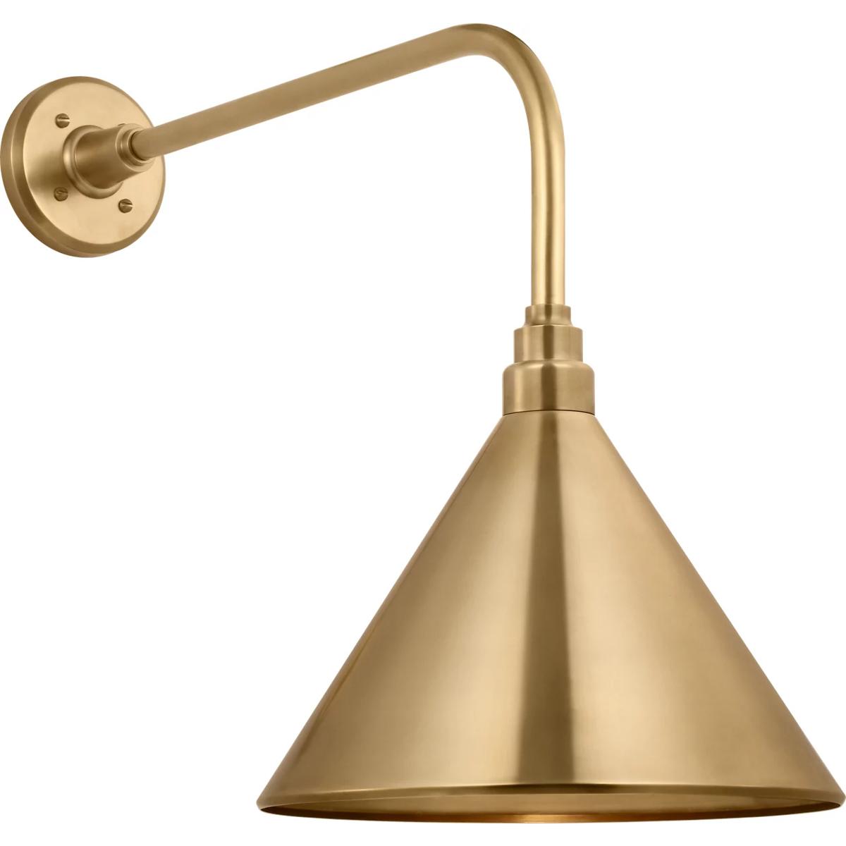 Visual Comfort Signature Collection TOB2809HAB/S11-HAB Thomas O'Brien Academy Barn Light LED 19.75 inch Hand-Rubbed Antique Brass Rex Barn Light in 12