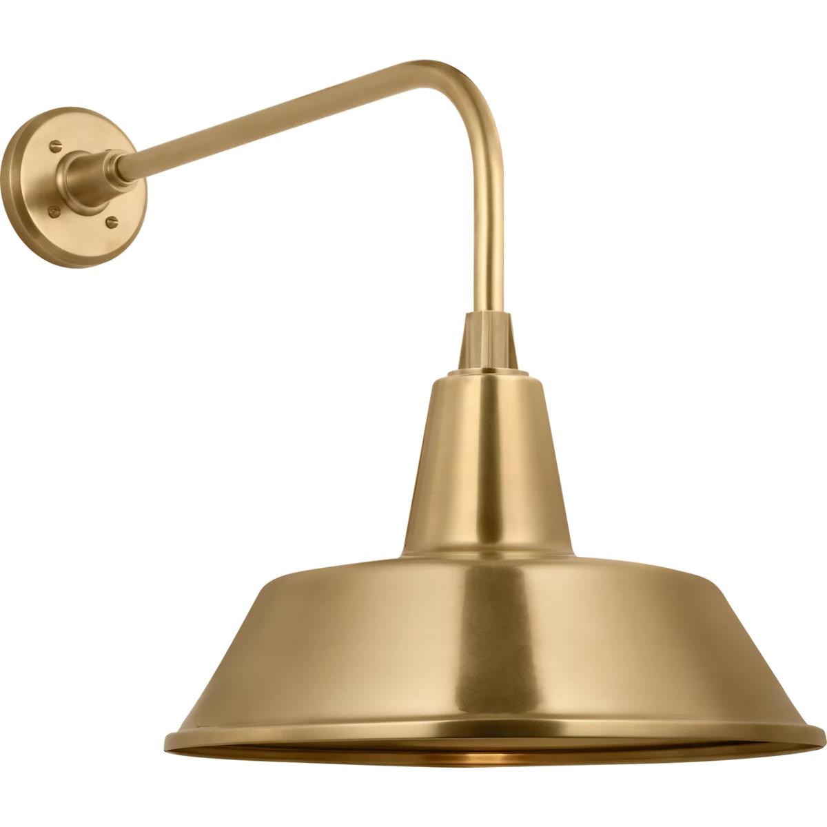 Visual Comfort Signature Collection TOB2809HAB/S2-HAB Thomas O'Brien Academy Barn Light LED 19.5 inch Hand-Rubbed Antique Brass Rex Barn Light in 16"