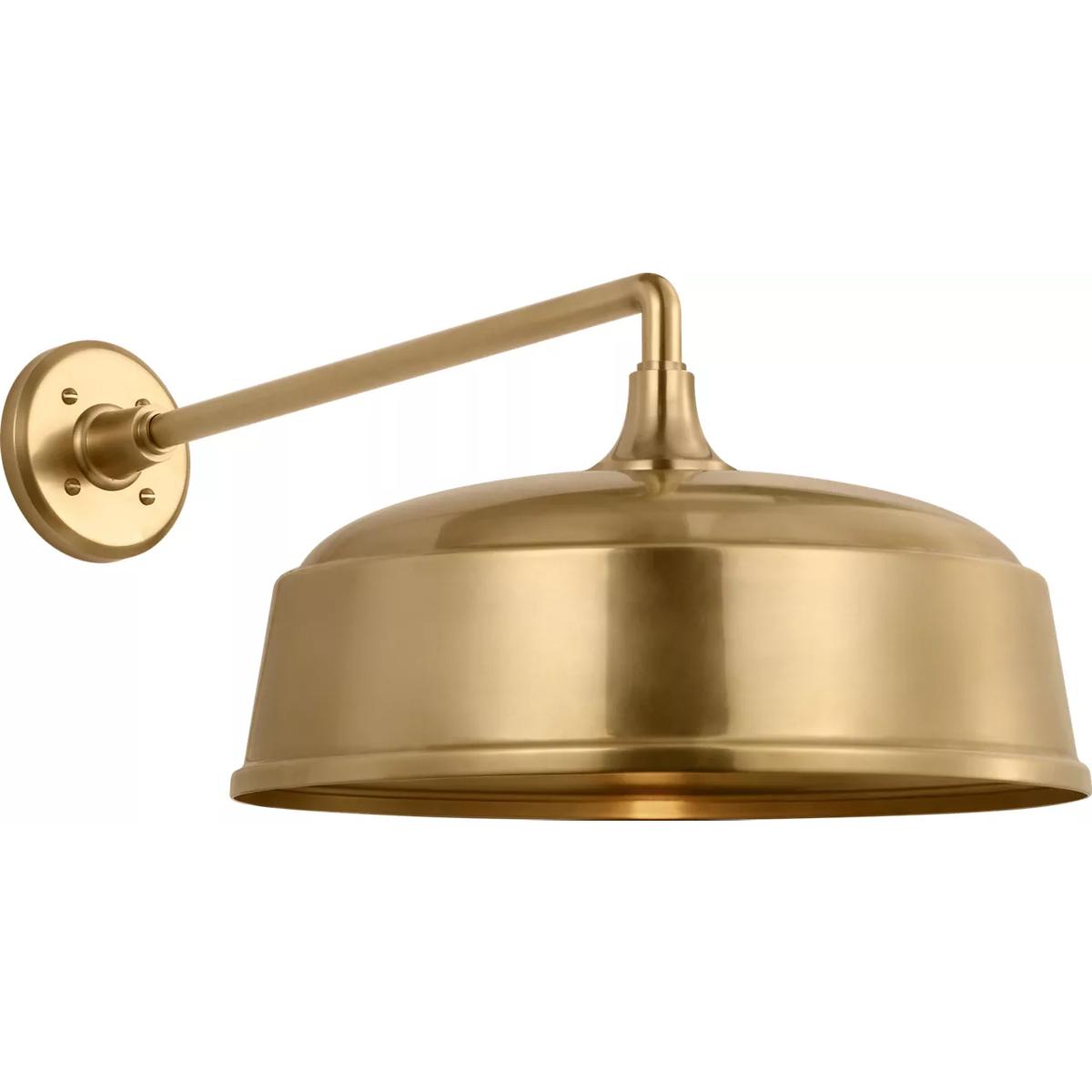 Visual Comfort Signature Collection TOB2812HAB/S7-HAB Thomas O'Brien Academy Barn Light LED 12 inch Hand-Rubbed Antique Brass Mack Barn Light in 16" H