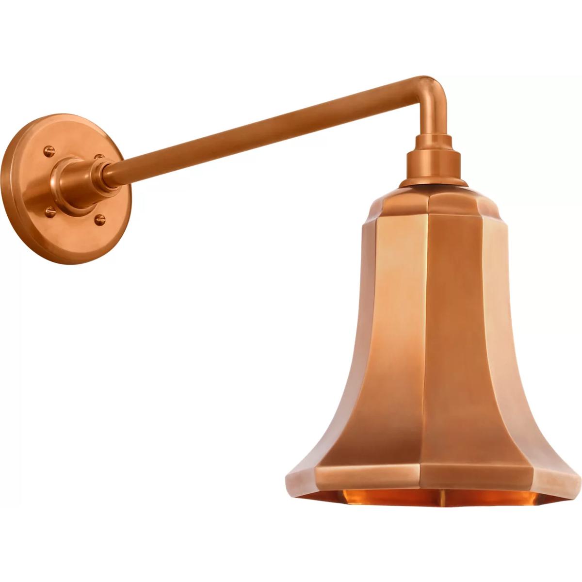 Visual Comfort Signature Collection Thomas O'Brien Academy Barn Light 14 Inch Outdoor Wall Light Academy Barn Light - TOB 2812SC/S8-SC - Modern Contemporary