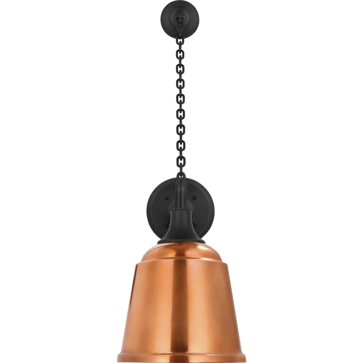 Visual Comfort Signature Collection TOB2813MBK/S5-SC Thomas O'Brien Academy Barn Light LED 26.25 inch Matte Black Anchored Mack Barn Light in 8" Soft