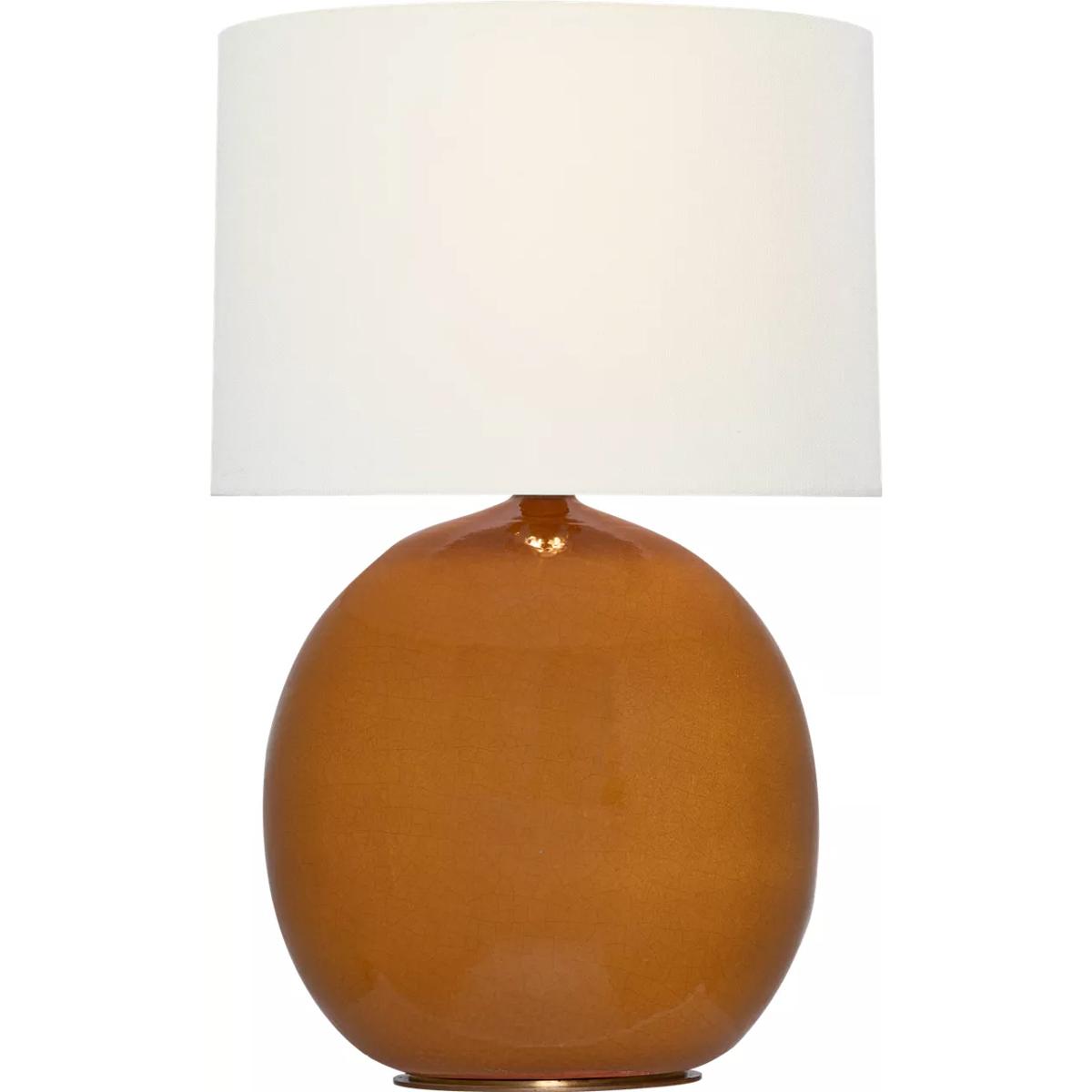 Visual Comfort Signature Collection TOB3694CSA-L Thomas O'Brien Sao Paulo 29.25 inch 15 watt Crackled Sienna Table Lamp Portable Light