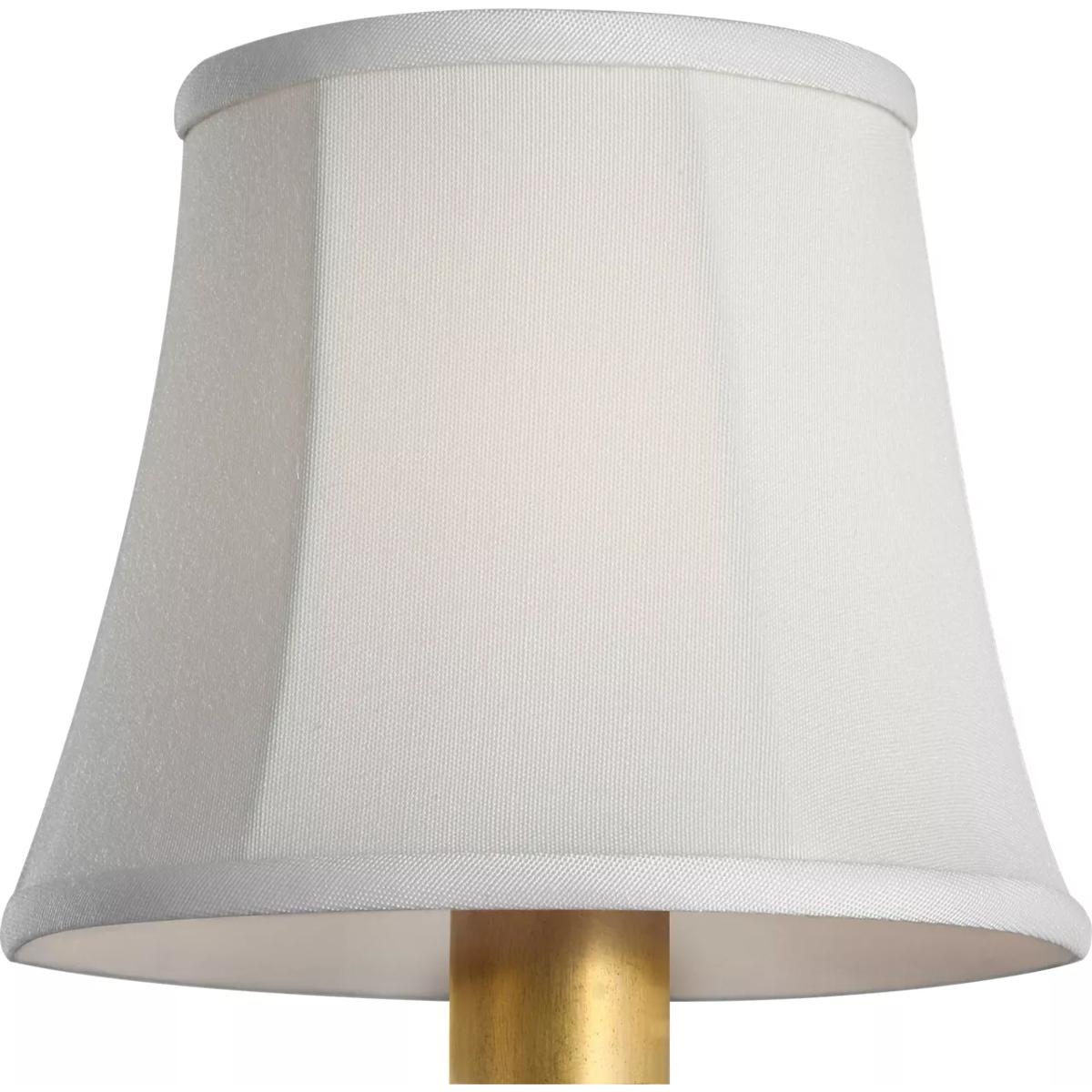 Lighting New York VCCS21-443-6 Visual Comfort Signature Collection Visual Comfort Clip Silk Bell Empire 6 inch Empire Shade, 6in VCCS21-443-6 - Open B