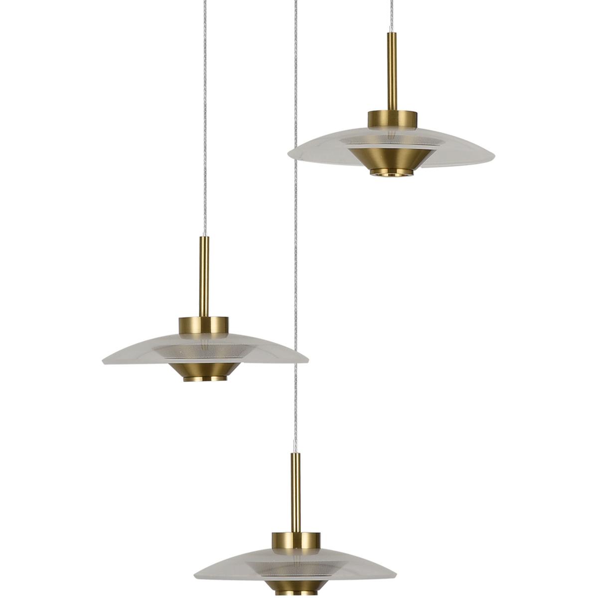 VONN VAP2323AB Ferrara Series 15.75 inch Antique Brass Pendant Ceiling Light, Artisan Collection