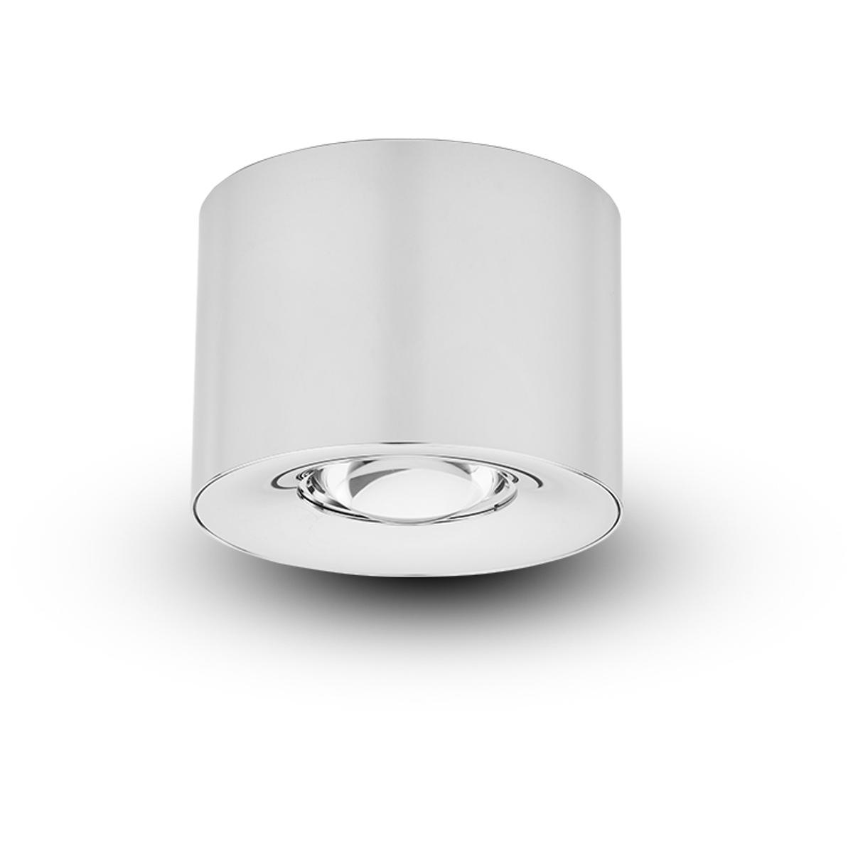VONN VMCL004601B012CH NODE Series Chrome Surface Mounted Downlight Ceiling Light in Polished Chrome