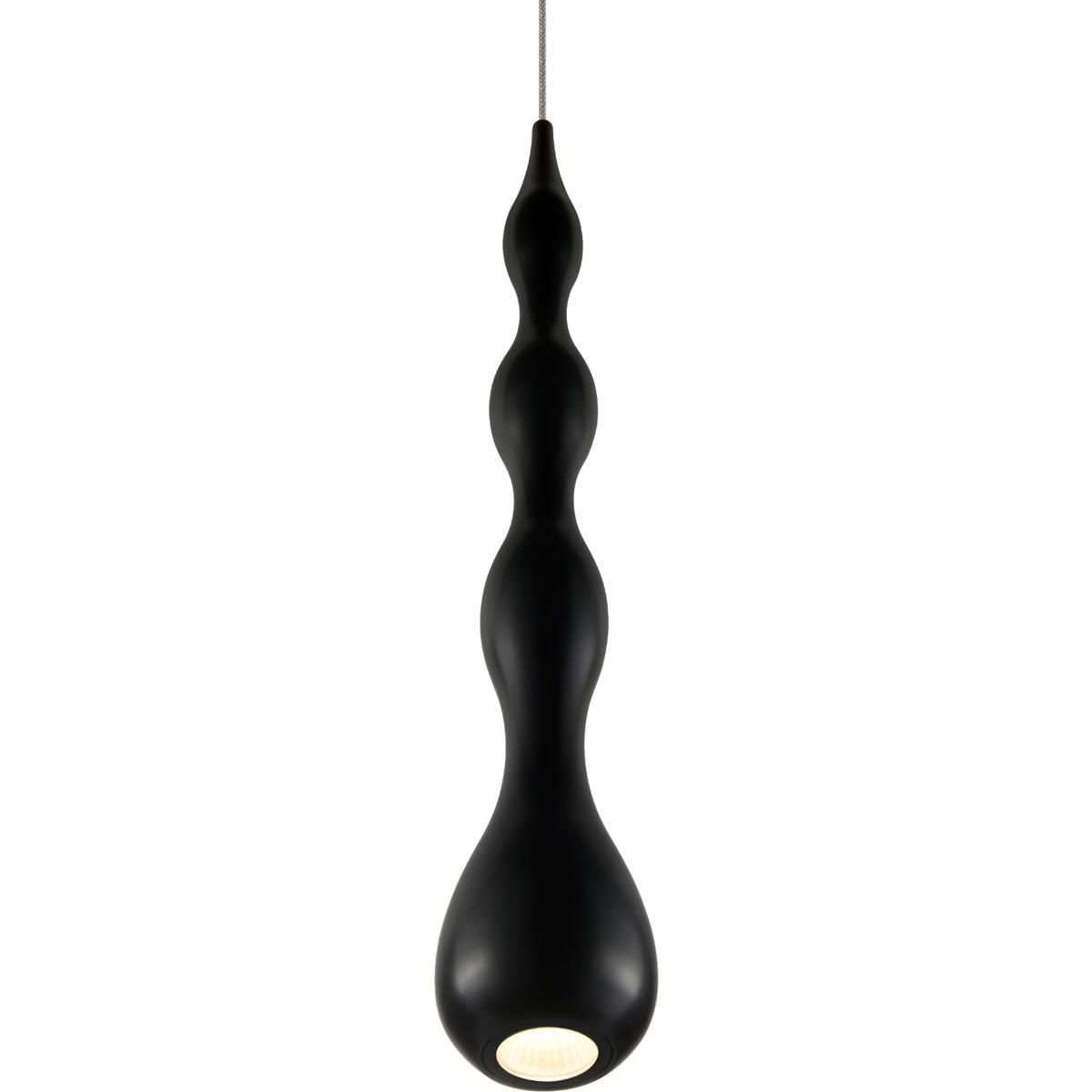 VONN VMP24510BL Polaris 5.25 inch Black Pendant Ceiling Light