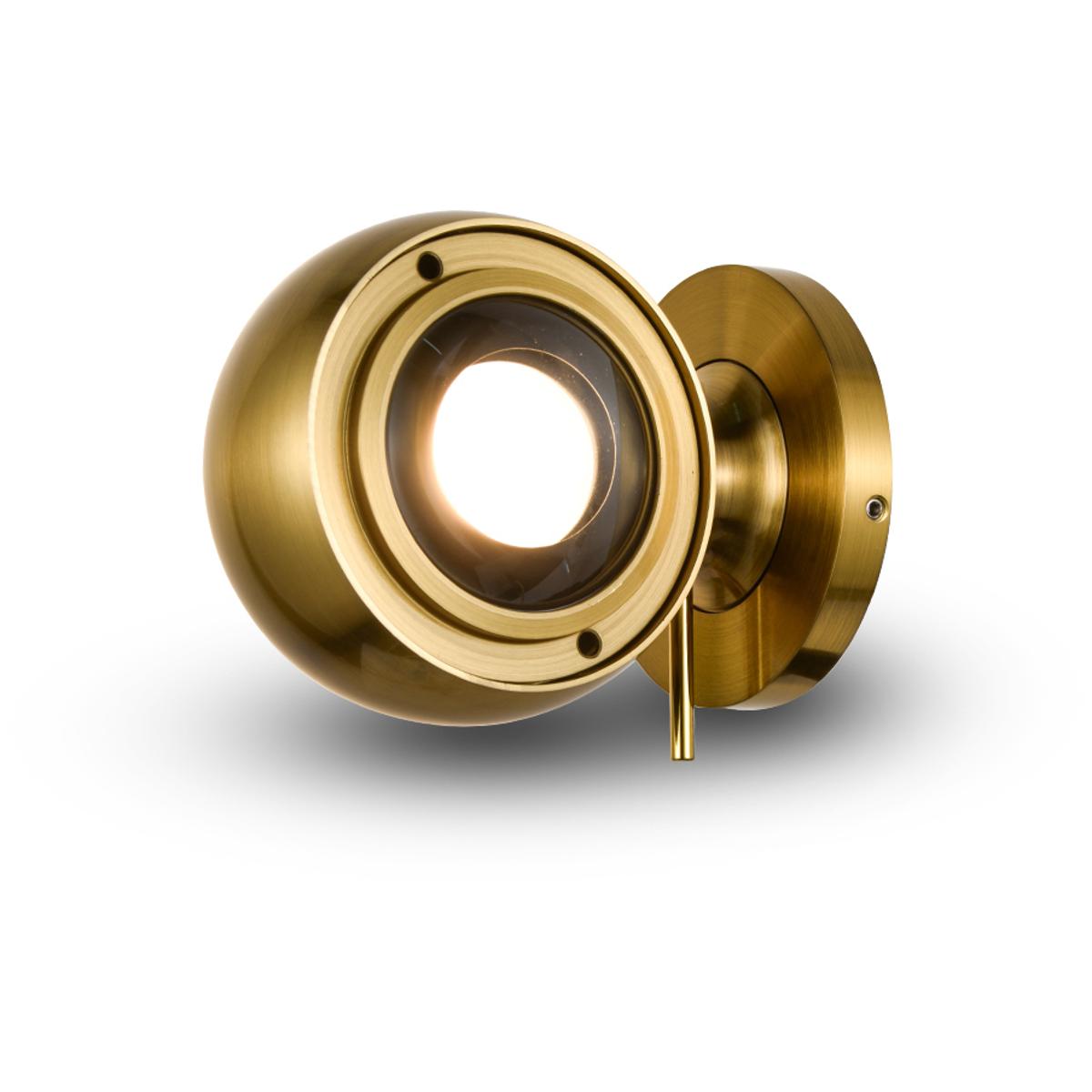 VONN VMWA004201A008AB ORBIT Series Wall Surface Mounted Downlight Wall Light in Antique Brass