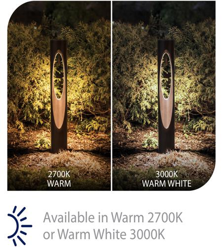 WAC Lighting 6611-27BZ Scoop 12 5.70 watt Bronze Bollard Light in 2700K, WAC Landscape 6611-BZ.PT02.jpg