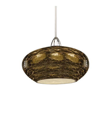 WAC Lighting QP534-SM/CH Artisan 1 Light 8 inch Chrome Pendant Ceiling Light in Quick Connect photo