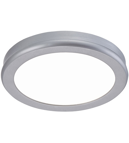 Geos Led 6 Inch Titanium Flush Mount Ceiling Light In 2700k