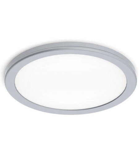 Geos Led 10 Inch Titanium Flush Mount Ceiling Light In 2700k