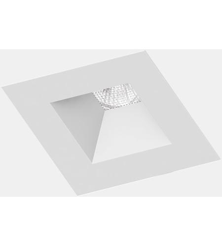 WAC Lighting R3ASDT-F835-WT Aether LED White Recessed Lighting in 3500K, 85, Flood, Trim Only photo