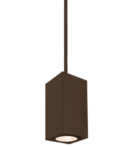 WAC Lighting DC-PD05-S927-BZ Cube Arch LED 5 inch Bronze Outdoor Pendant in 2700K, 90, Spot photo