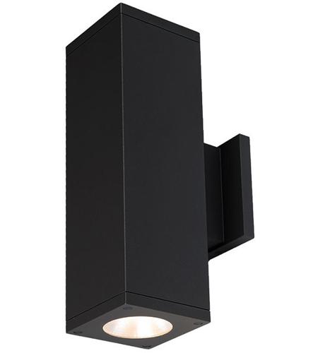 WAC Lighting DC-WD05-F930B-BK Cube Arch LED 5 inch Black Sconce Wall Light in 3000K, 90, Flood, Towards Wall photo