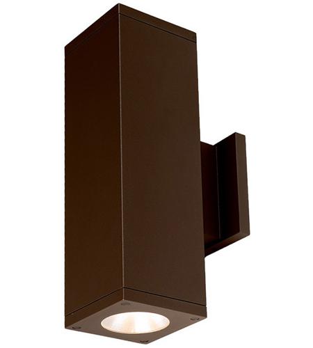 WAC Lighting DC-WD05-F835C-BZ Cube Arch LED 5 inch Bronze Sconce Wall Light in 3500K, 85, Flood, One Side Each photo