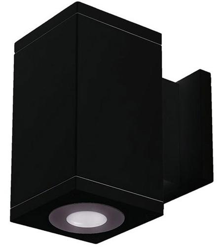 WAC Lighting DC-WS05-U827B-BK Cube Arch LED 5 Inch Black Sconce Wall ...