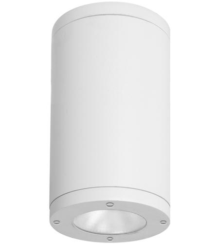 WAC Lighting DS-CD05-S930-WT Tube Arch LED 5 inch White Outdoor Flush in 3000K, 90, Spot