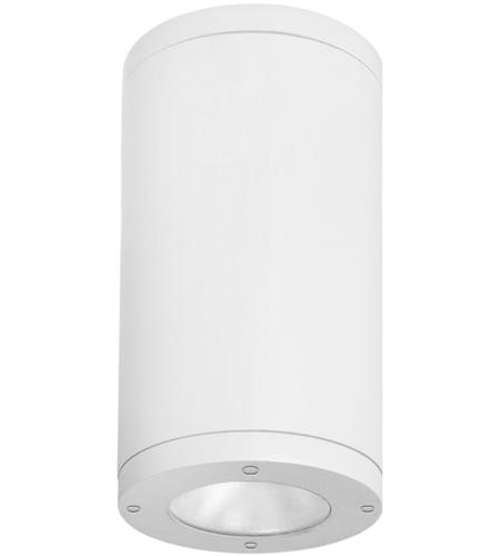 WAC Lighting DS-CD08-S27-WT Tube Arch LED 8 inch White Outdoor Flush in 2700K, 85, Spot