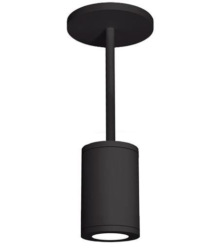 WAC Lighting DS-PD05-F40-BK Tube Arch LED 5 inch Black Outdoor Pendant in 4000K, 85, Flood