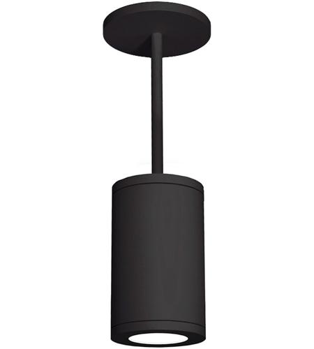WAC Lighting DS-PD06-F35-BK Tube Arch LED 5 inch Black Outdoor Pendant in 3500K, 85, Flood