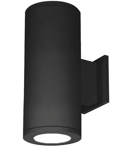 WAC Lighting DS-WD05-S35S-BK Tube Arch LED 5 inch Black Sconce Wall Light in 3500K, 85, Spot, Straight Up/Down