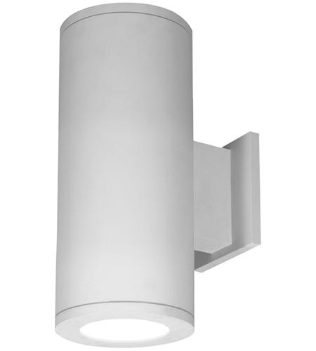WAC Lighting DS-WD05-F35C-WT Tube Arch LED 5 inch White Sconce Wall Light in 3500K, 85, Flood, One Side Each